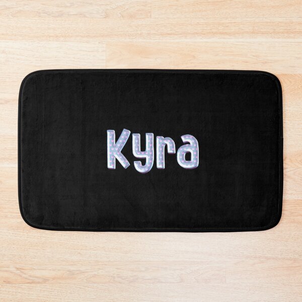 Item preview, Blue Love Kyra Name Label (Black) designed and sold by NormadWorld.