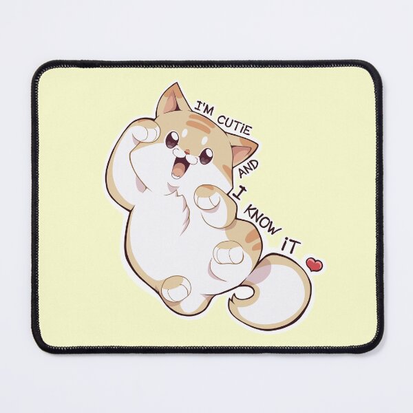Item preview, I'm cutie and I know it designed and sold by Puurrfectly.