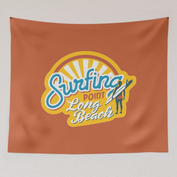 Item preview, Surfing Point Long Beach designed and sold by Wild-Co.