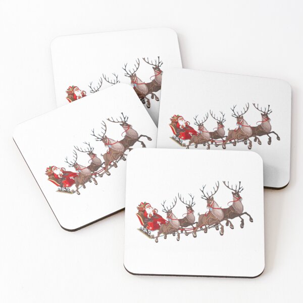 Aperçu de l'œuvre Santa Claus and reindeer Illustration créée et vendue par JAG2B.
