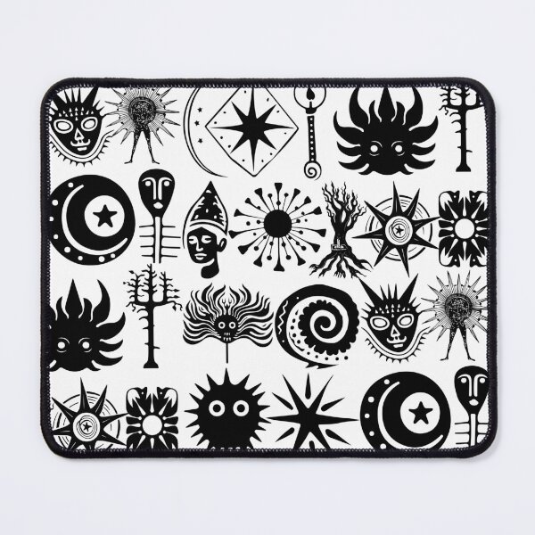 Item preview, Shaman Symbols Pattern - Spirituality designed and sold by InkyGenies.