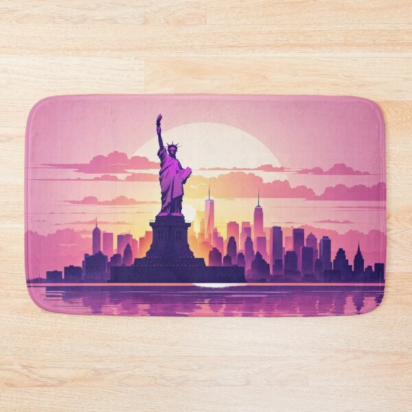 Item preview, The Silhouette of New York City Skyline designed and sold by Alexis Art Collection.