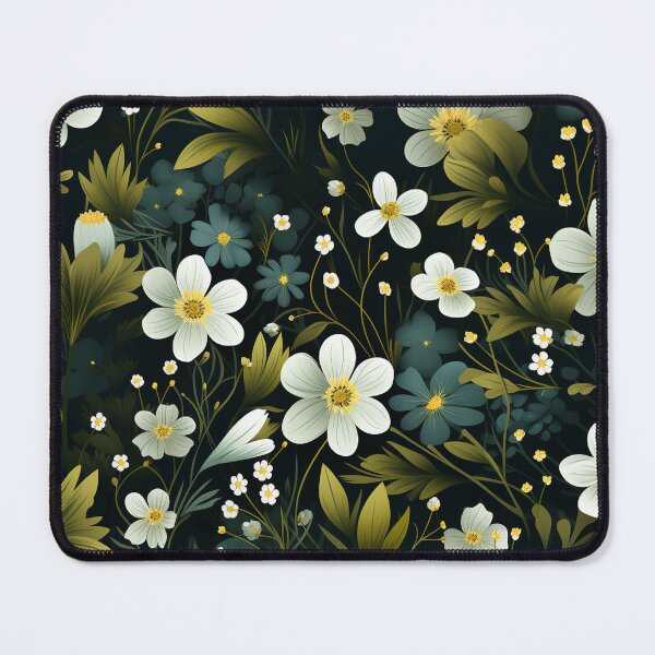 Item preview, White and Green Blooms in the Wild Forest designed and sold by PigmeArt.