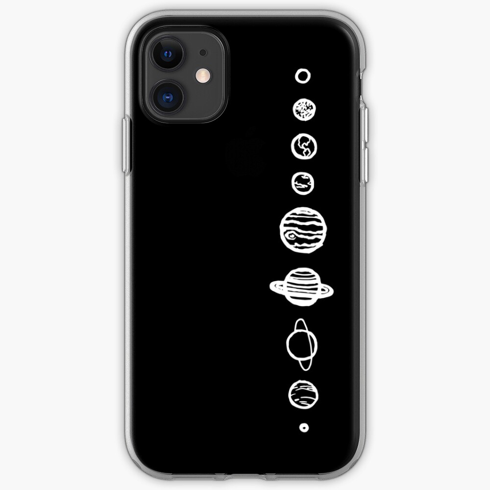 Black Planets iPhone Case & Cover