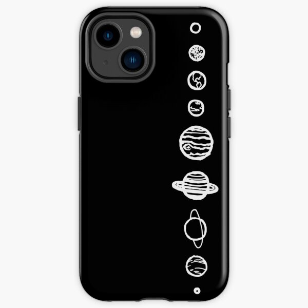 Black Planets iPhone Tough Case