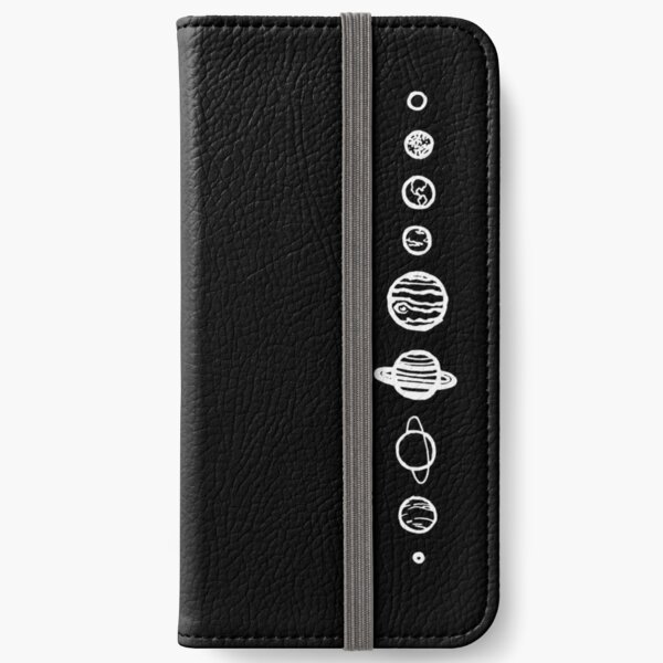 Black Planets iPhone Wallet