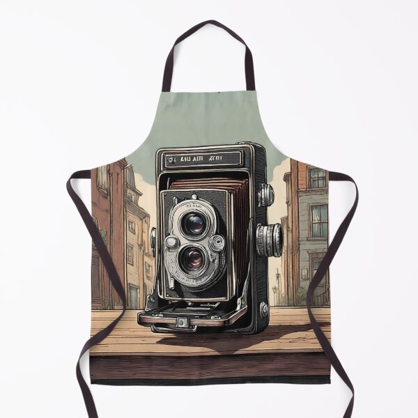 Item preview, Nostalgic Lens: Vintage Camera in Retro Streetscape designed and sold by Photography Inspired.