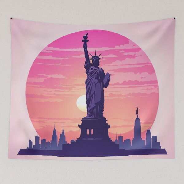 Item preview, 002 The Silhouette of New York City Skyline designed and sold by Alexis Art Collection.