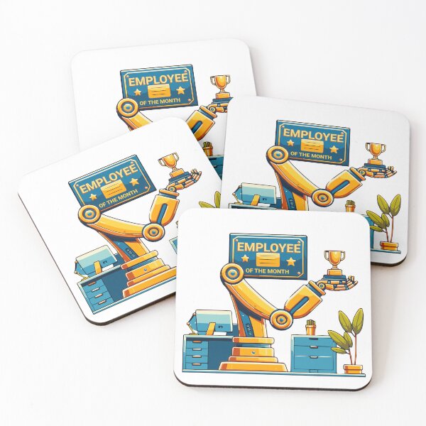 Item preview, EMPLOYEE OF THE MONTH ROBOT AI FUNNY designed and sold by HYPeR-NaTUrE.