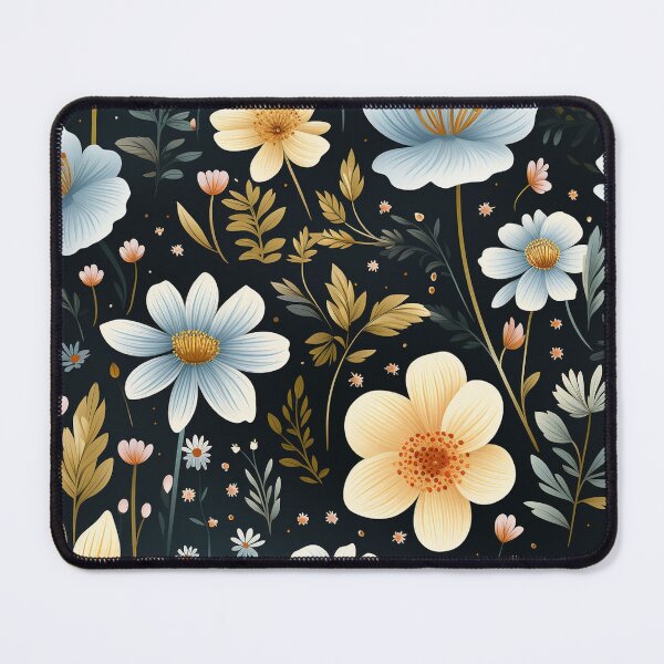 Item preview, Bright Orange and Blue Blooms in the Wild Forest designed and sold by PigmeArt.