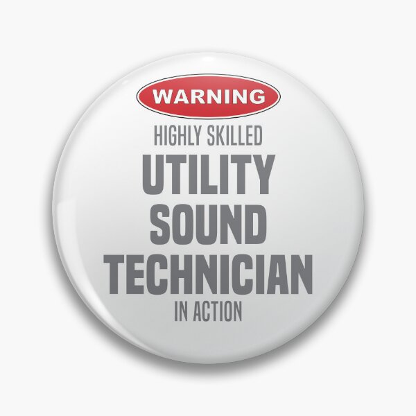 Item preview, Highly Skilled Utility Sound Technician in Action designed and sold by NermilioDesigns.