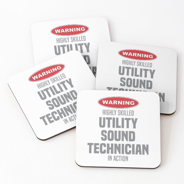 Item preview, Highly Skilled Utility Sound Technician in Action designed and sold by NermilioDesigns.