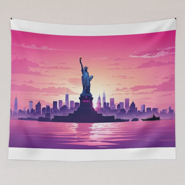 Item preview, 003 The Silhouette of New York City Skyline designed and sold by Alexis Art Collection.