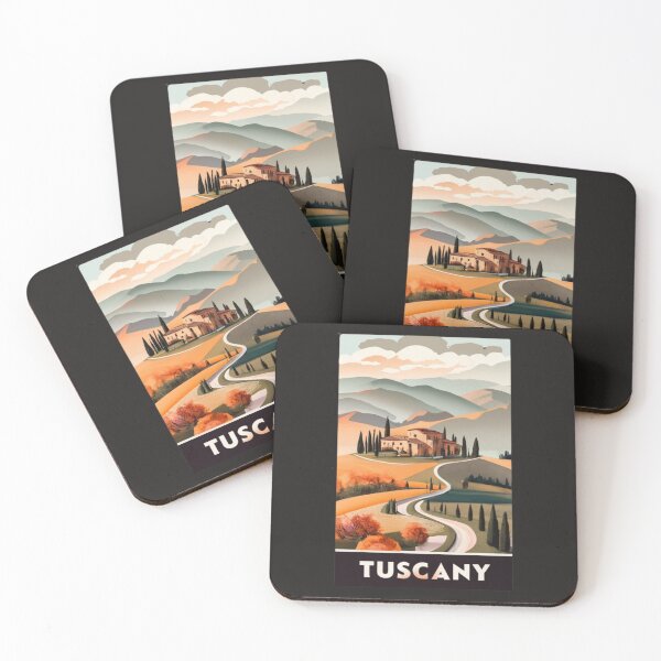Item preview, A Watercolor Illustration of Tuscany - Italy designed and sold by Sketch-Shack.