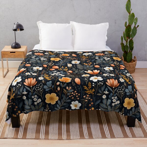 Item preview, Orange Blooms in the Wild Forest designed and sold by PigmeArt.