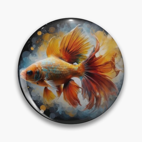 Item preview, Elegance of the Goldfish: Sea Love designed and sold by FreshArtFusion.