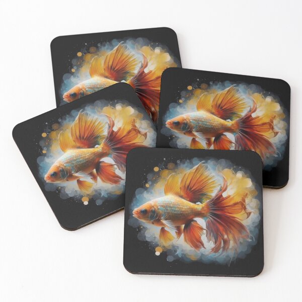 Item preview, Elegance of the Goldfish: Sea Love designed and sold by FreshArtFusion.