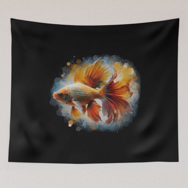 Item preview, Elegance of the Goldfish: Sea Love designed and sold by FreshArtFusion.