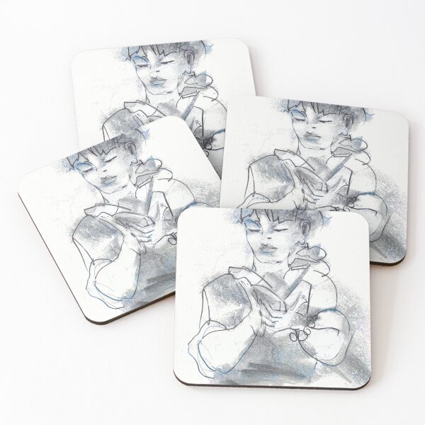 Item preview, Reading in blue (untitled) digital designed and sold by gordonartist1.