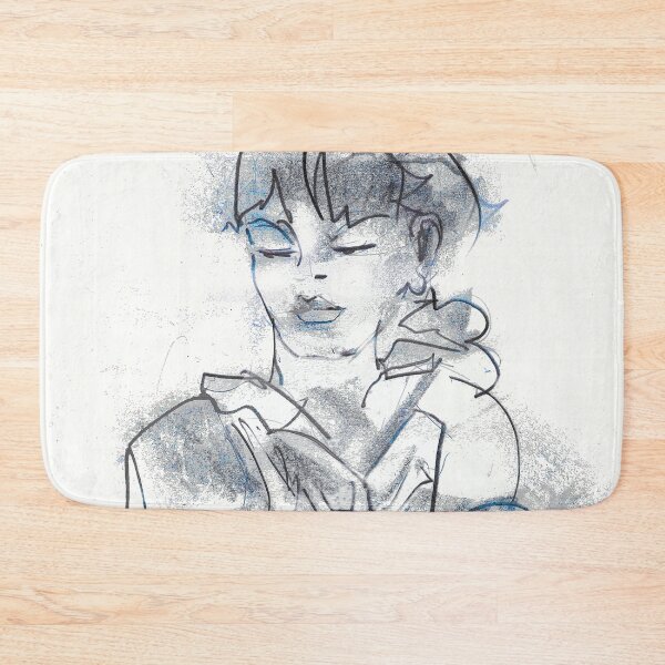 Item preview, Reading in blue (untitled) digital designed and sold by gordonartist1.