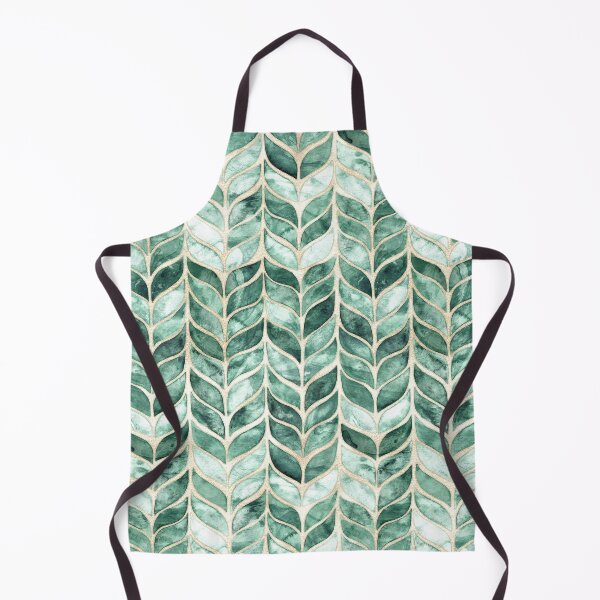 Item preview, Watercolor Whale Tail Tiles - gilded green designed and sold by TigaTiga.