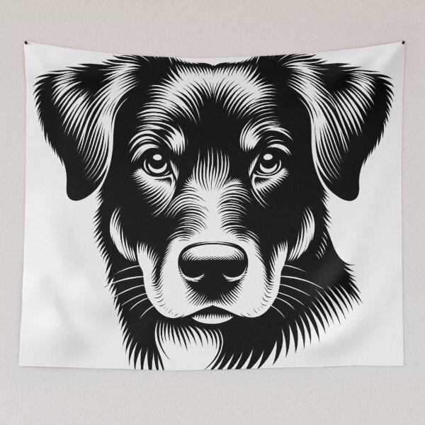Item preview, The Watchful Eyes of a Noble Dog designed and sold by autrouvetout.