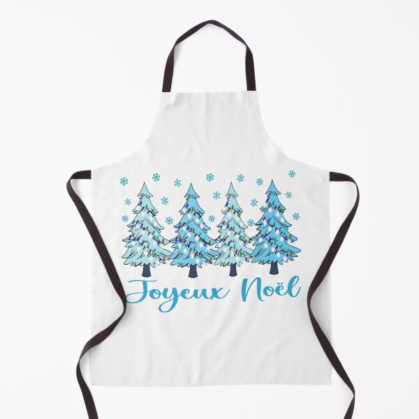 Item preview, Joyeux Noel Pastel Christmas Trees French Holiday Forest Graphic designed and sold by Bad Kitty Designz.