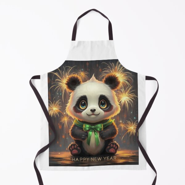 Item preview, Happy New Year Panda, Cute Holiday Panda designed and sold by Krieghorn.