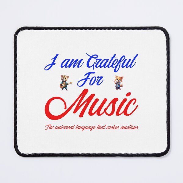 Item preview, I AM GRATEFUL FOR MUSIC designed and sold by BenO63.