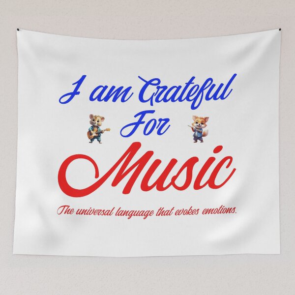 Item preview, I AM GRATEFUL FOR MUSIC designed and sold by BenO63.
