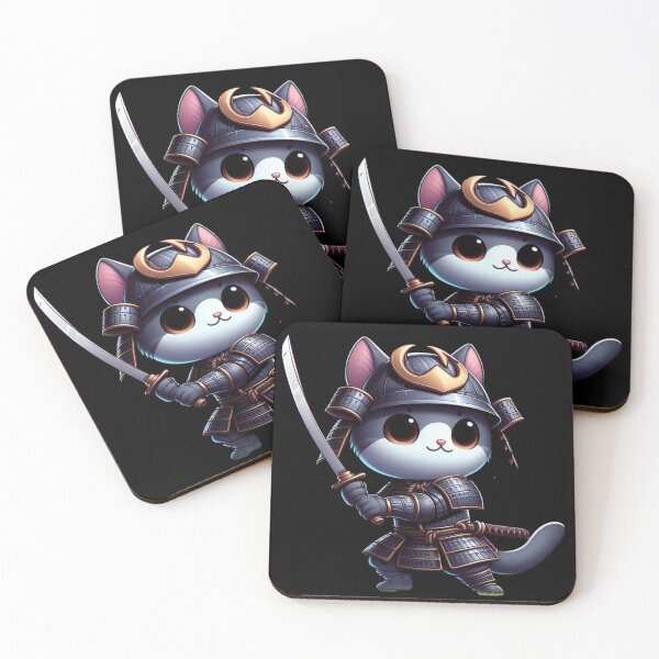 Item preview, Cat with Katana designed and sold by Azrora.