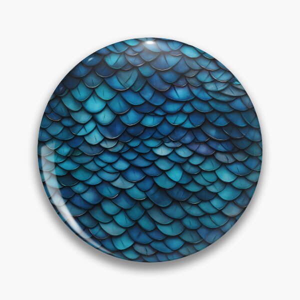 Item preview, Blue Dragon Scale Pattern designed and sold by spookycutepeeps.