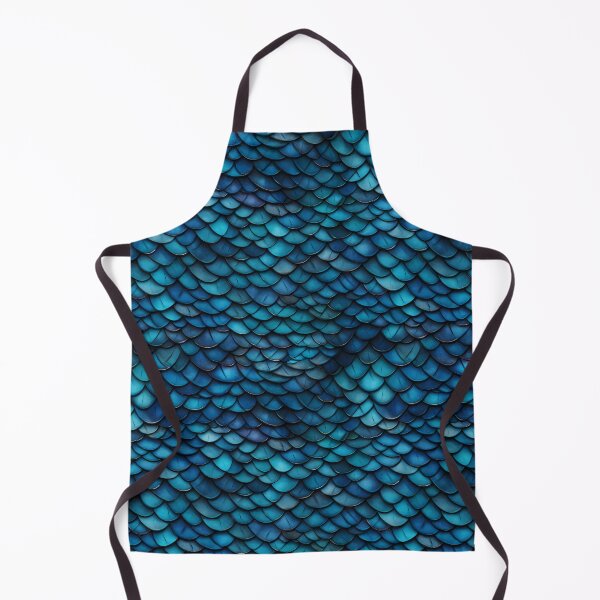 Item preview, Blue Dragon Scale Pattern designed and sold by spookycutepeeps.