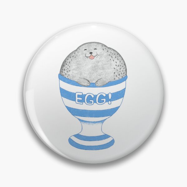 Item preview, Happy Egg Cup Seal designed and sold by raedoes.