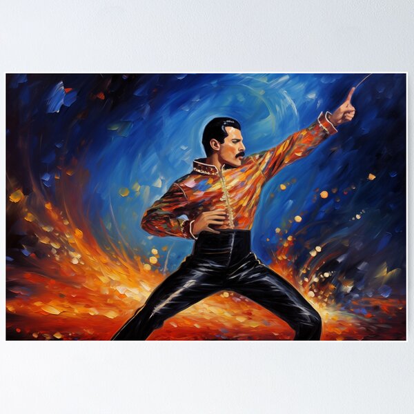 Item preview, Freddie Mercury Space designed and sold by ReverseWorld.