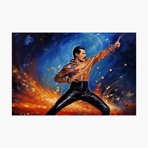Aperçu de l'œuvre Freddie Mercury Espace créée et vendue par ReverseWorld.