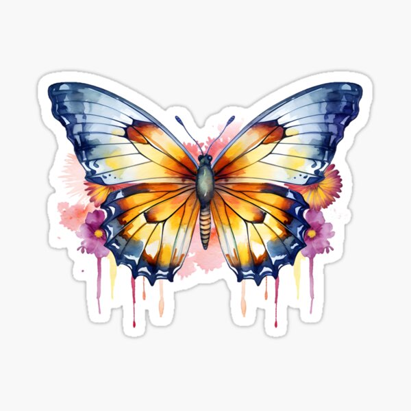 Butterfly Clipart Stickers for Sale