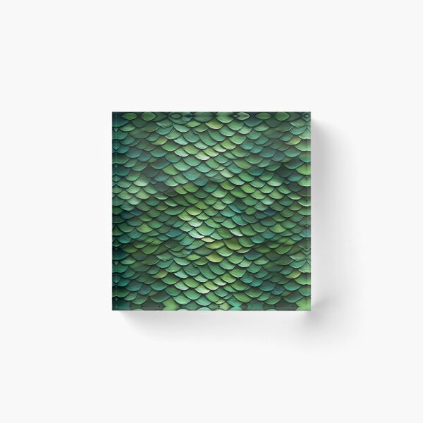 Item preview, Green Dragon Scale Pattern designed and sold by spookycutepeeps.