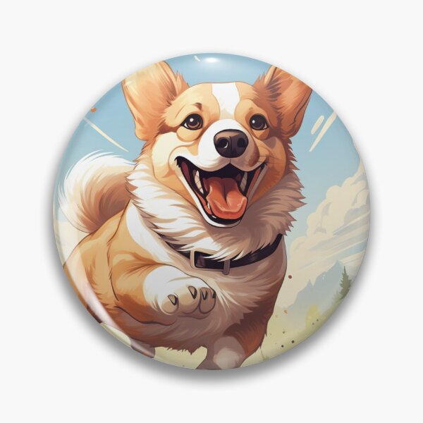 Item preview, Corgi leap print designed and sold by PatentedPrints.