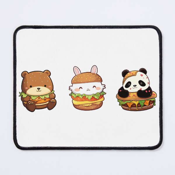 Item preview, Cute Burger Buddies designed and sold by RetroPrints.