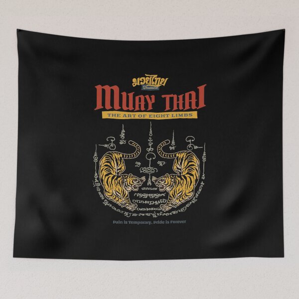 Item preview, Muay Thai Tiger The Art of Eight LImbs designed and sold by KewaleeTee.