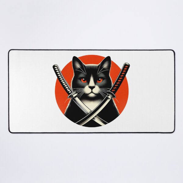 Item preview, Cat with Katana designed and sold by Azrora.