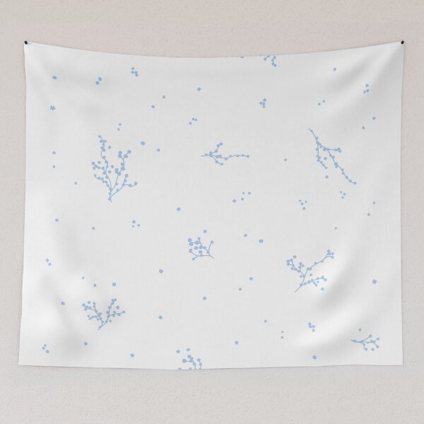 Item preview, Baby Blue Flower Pattern illustration designed and sold by Anton Repetto.