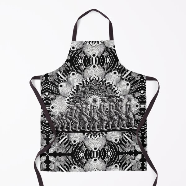 Item preview, Tech Evolution: Futuristic Black & White Outlines designed and sold by COPYCRAVE.