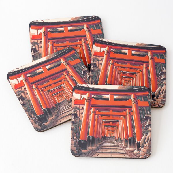 Item preview, Fushimi Inari Taisha Kyoto Temple designed and sold by unrealartwork.