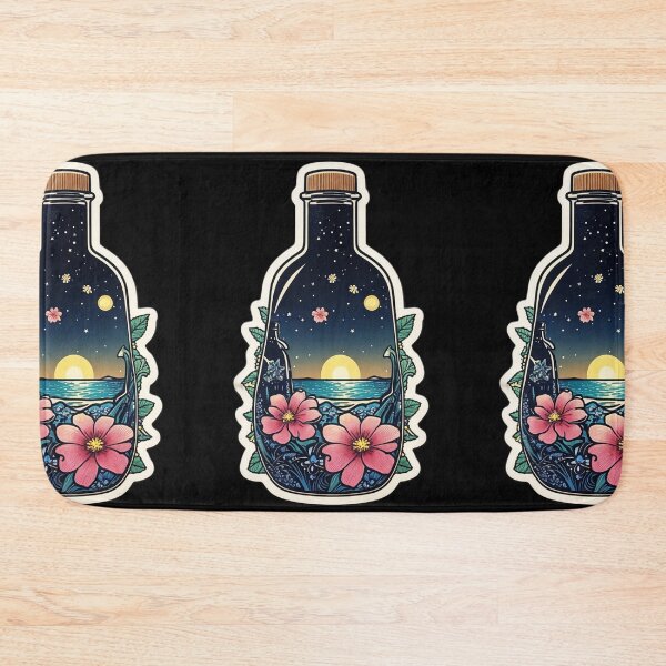 Item preview, Starry Night Sunset Message in a Bottle designed and sold by NautiChic.