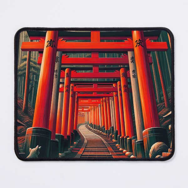 Item preview, Fushimi Inari Taisha Temple Japan Kyoto designed and sold by unrealartwork.