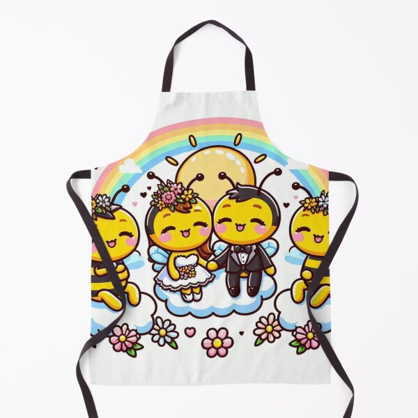 Item preview, Honey moon bee illustration designed and sold by raedattia.