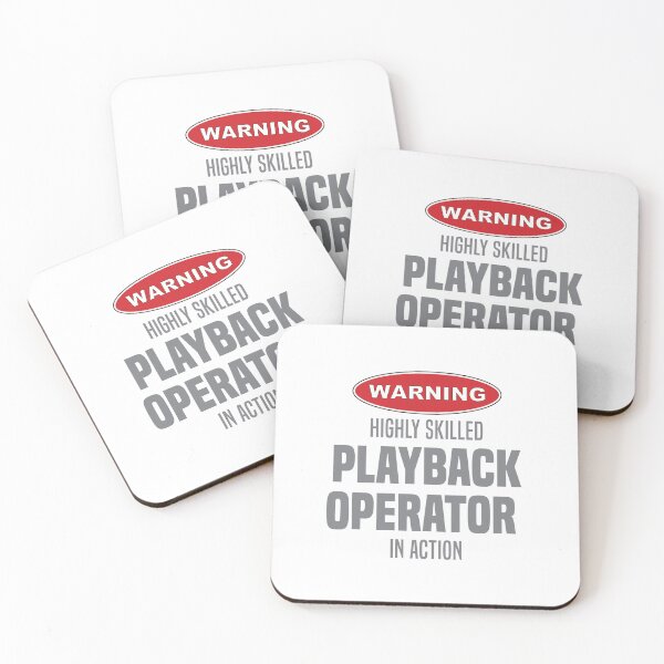 Item preview, Highly Skilled Playback Operator in Action designed and sold by NermilioDesigns.