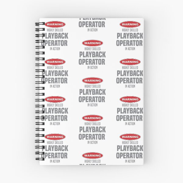 Item preview, Highly Skilled Playback Operator in Action designed and sold by NermilioDesigns.